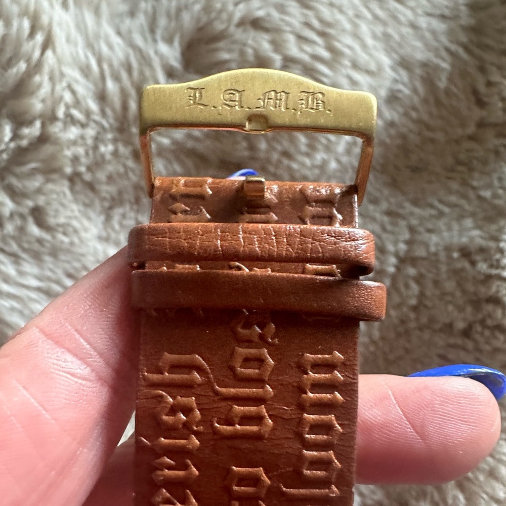 Beautiful L.A.M.B watch genuine leather. - Picture 6 of 8
